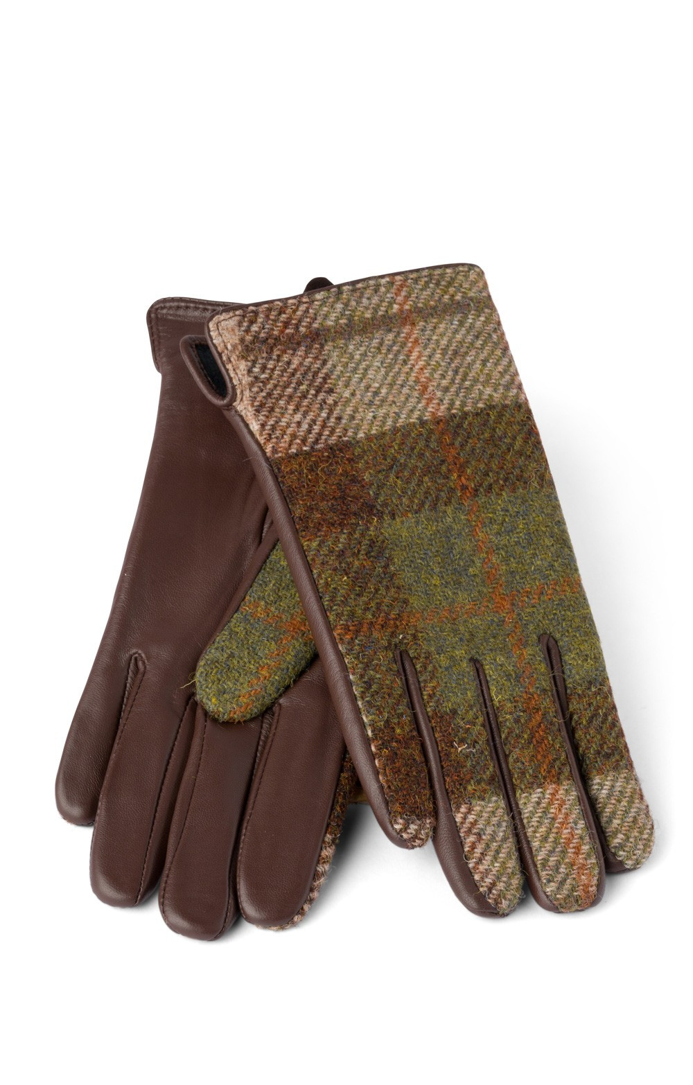 Ladies Harris Tweed and Leather Gloves | The House Of Bruar