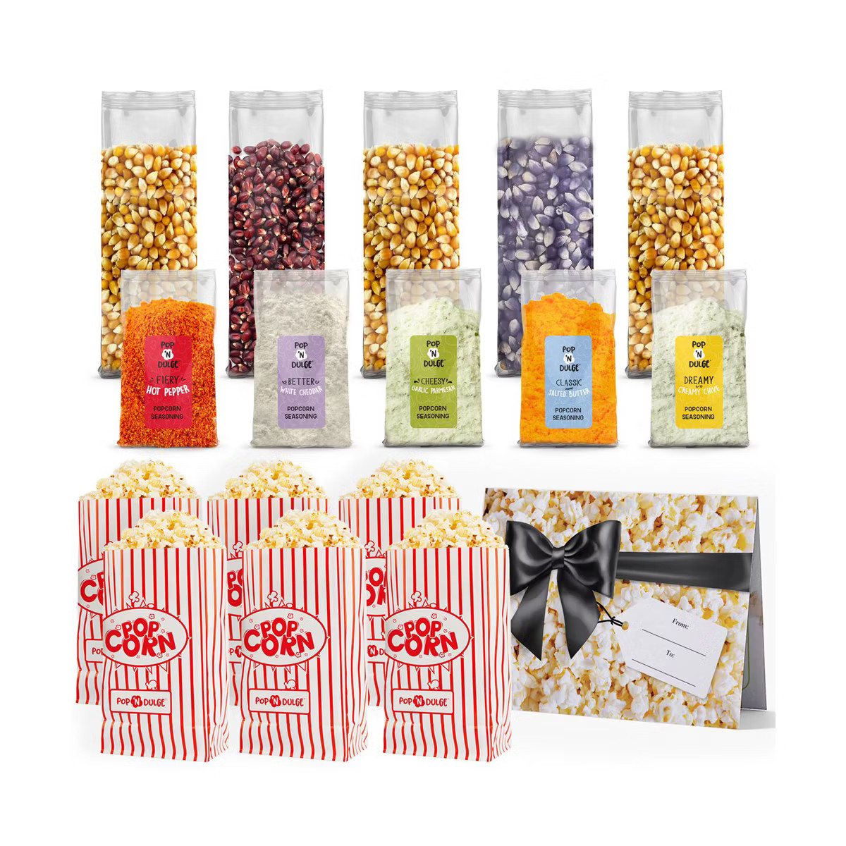 Movie Night Gift Basket Popcorn Gift Set Popcorn Kernels Popcorn Seasoning 16 Pack | Target