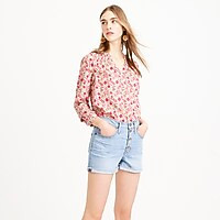 Peasant top in Liberty® D'Anjo floral | J. Crew US