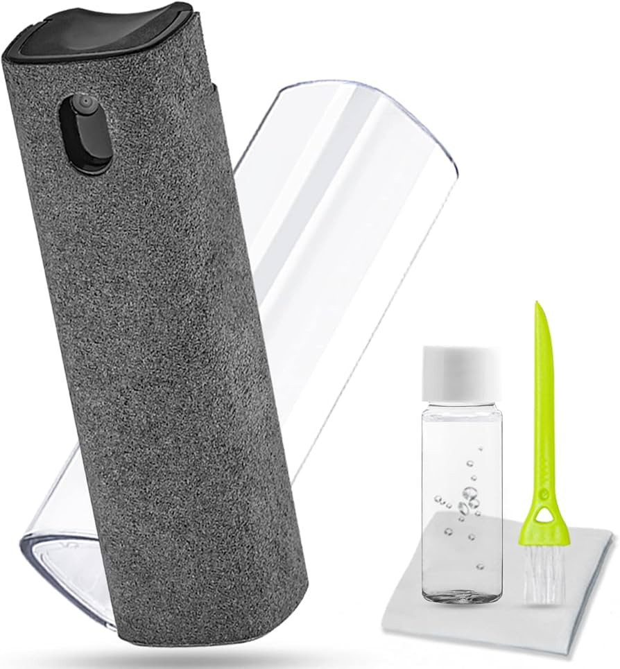 Screen Cleaner Touchscreen Mist Spray, DauMeiQH Phone Cleaning Kit with Cloth for Electronic iPho... | Amazon (US)