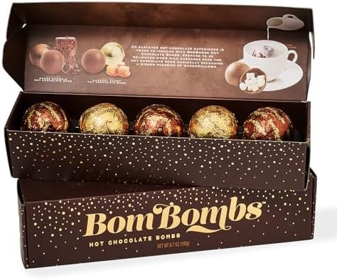 BomBombs, Hot Chocolate Bombs, Includes Fudge Brownie and Caramel Candy Cocoa Bombs Filled with M... | Amazon (US)