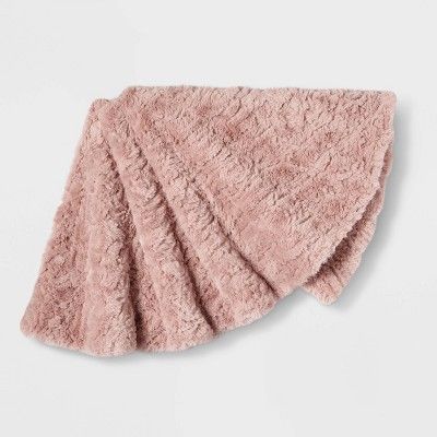 48in Faux Fur Tree Skirt Blush - Wondershop™ | Target