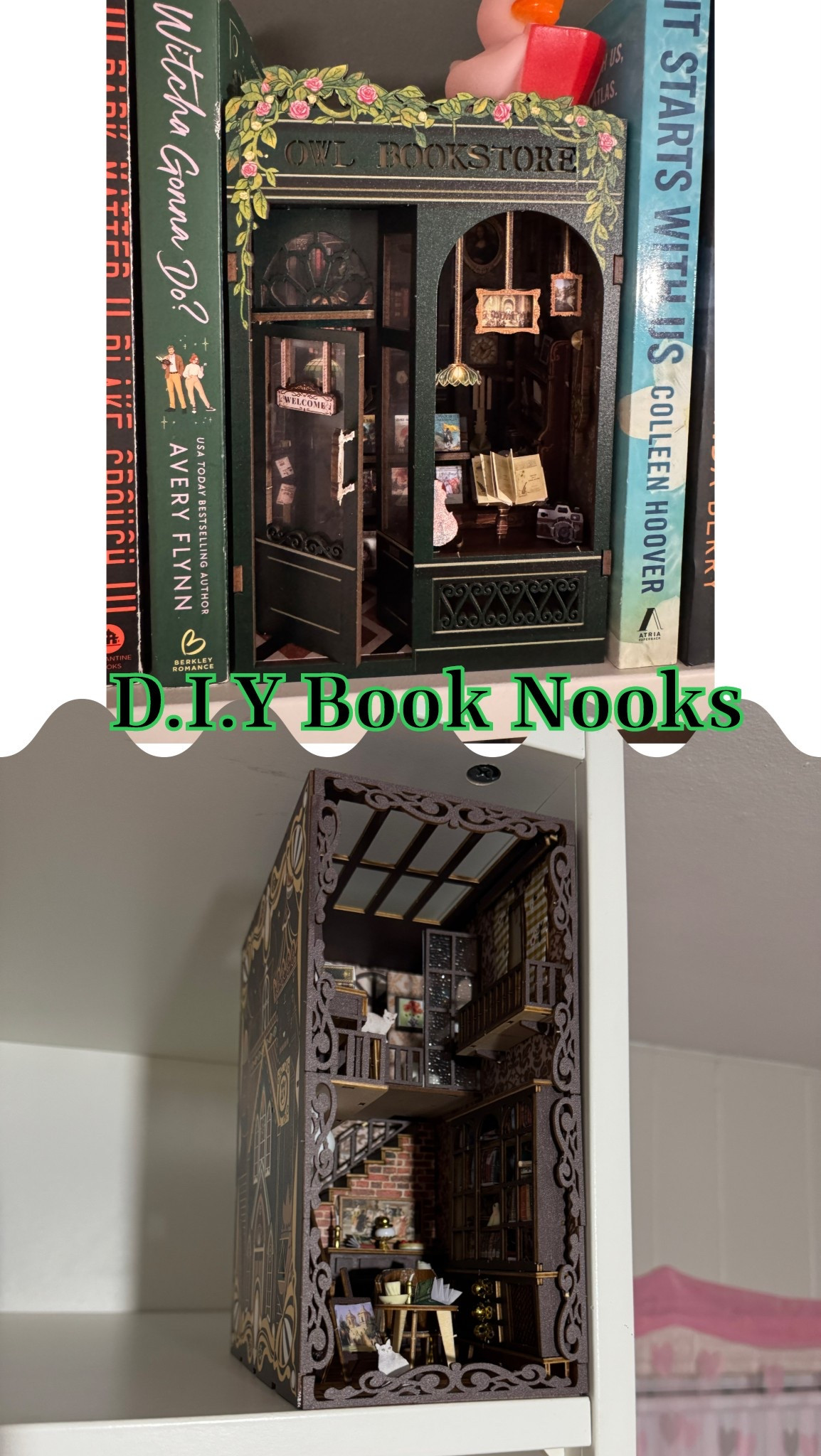 These D.I.Y book nooks are so fun and creative to make & display on your bookshelves. The secret castle is a 4/5 difficulty and the owl bookstore is for 14+ and up 🦉🏰

#LTKHome