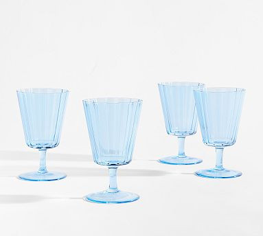 Fluted Glass Short Tumblers | Pottery Barn (US)