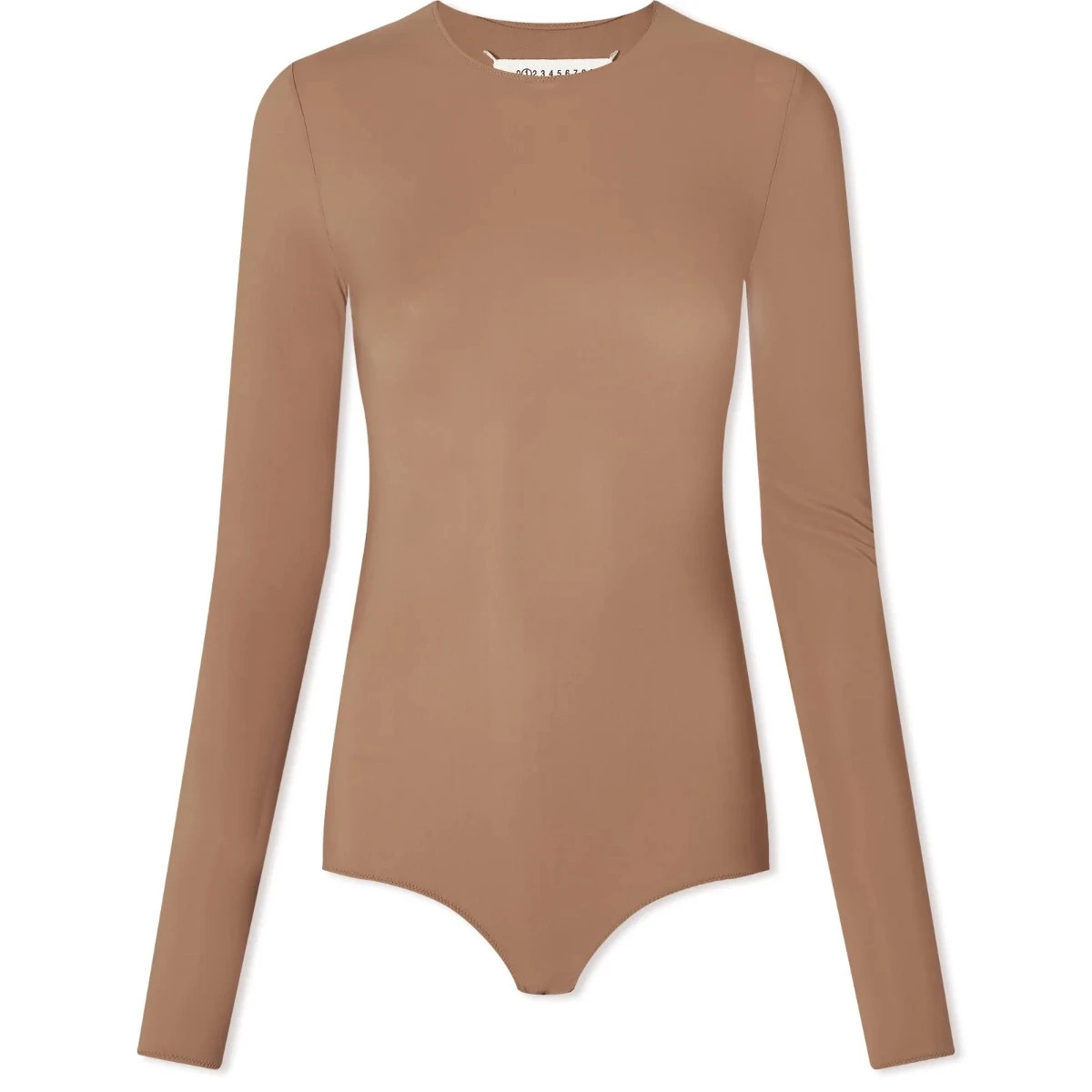 Maison Margiela Women's Long Sleeve Bodysuit in Mou, Size UK 12 | END. Clothing