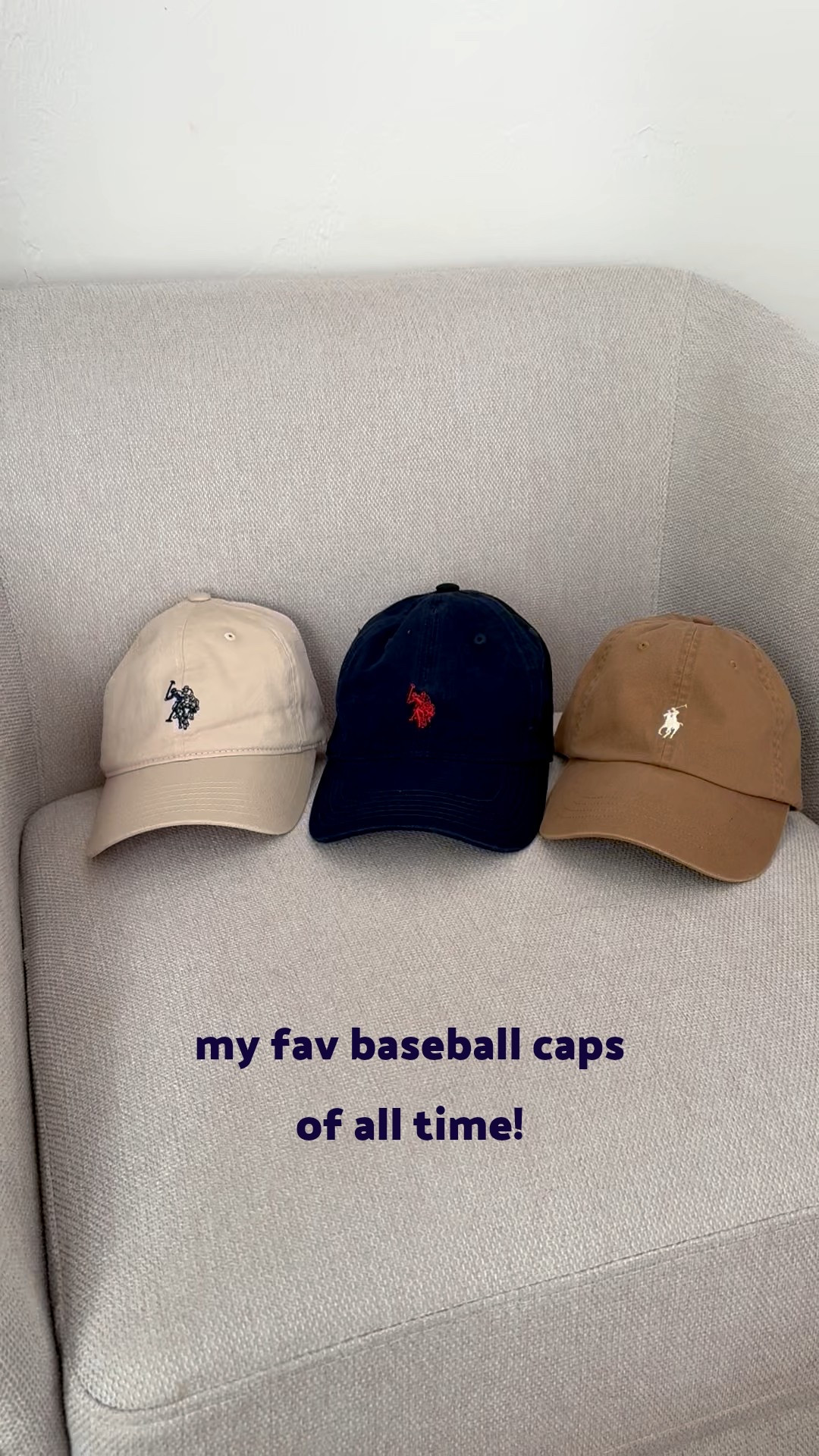 The best baseball caps that are cute and frame your face well. 
These Ralph Lauren Polo hats come in a bunch of colors but honestly you just need a few neutrals to mix and match with your wardrobe. 

#LTKdayinmylife #LTKmomlife #LTKFindsUnder100