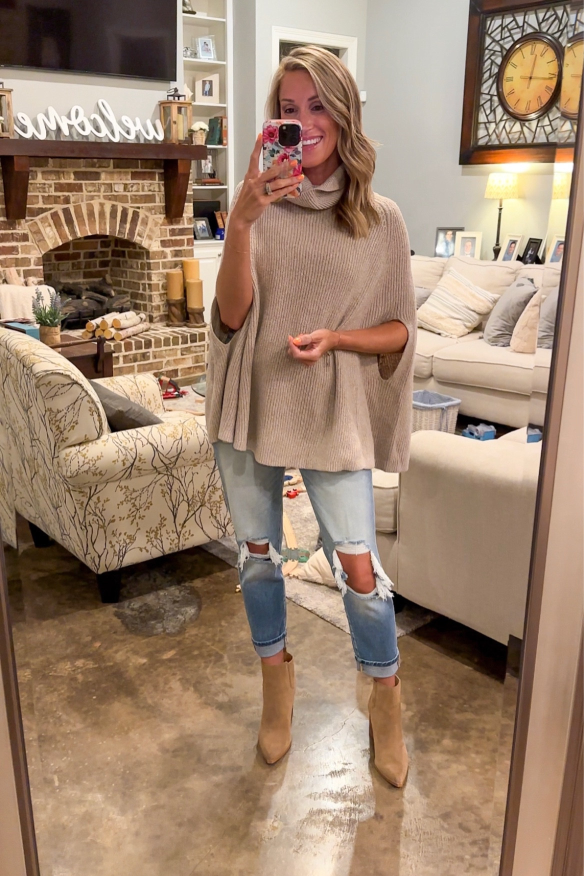 This turtleneck cape sweater is on major sale today!

#LTKover40 #LTKFind #LTKSeasonal