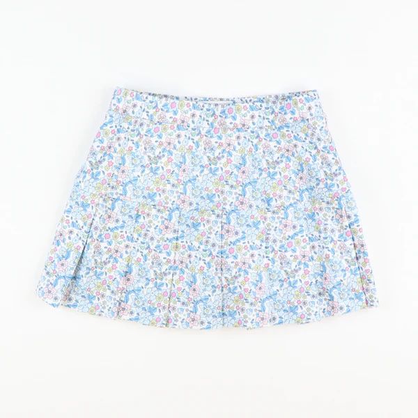 Garden Party Floral Pleated Tennis Skirt | Southern Smocked Co.