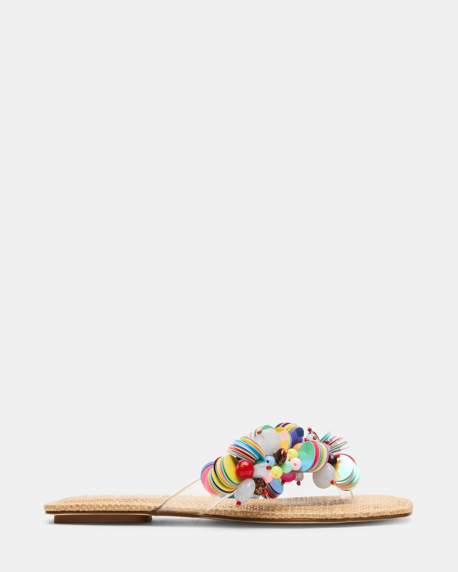 TRELLA Multi Beads Square-Toe Thong Women's Sandal | Steve Madden (US)