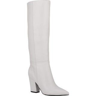 Nine West Womens Gabal Knee-High Boots Padded Insole Pointed Toe | Bed Bath & Beyond