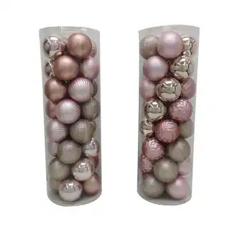 Assorted 32ct. 3" Pink Shatterproof Ball Ornaments by Ashland® | Michaels | Michaels Stores