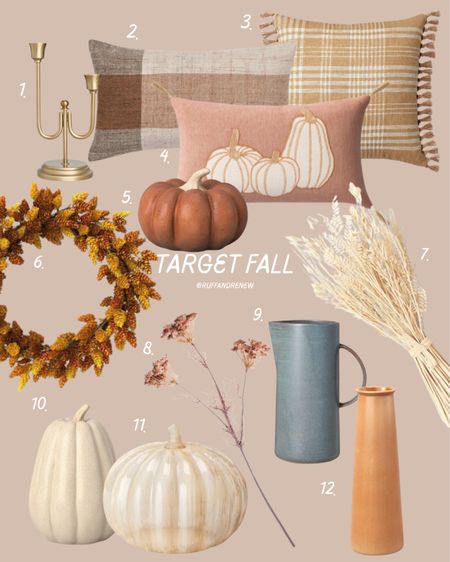 target fall / fall decor / autumn decor / cozy home / fall home decor / fall living room / fall kitchen / fall wreath / fall garland / throw pillow / throw blanket / candles / pumpkins / fall stems / vases / candle holders / coffee table decor

#LTKhome #LTKunder50 #LTKSeasonal