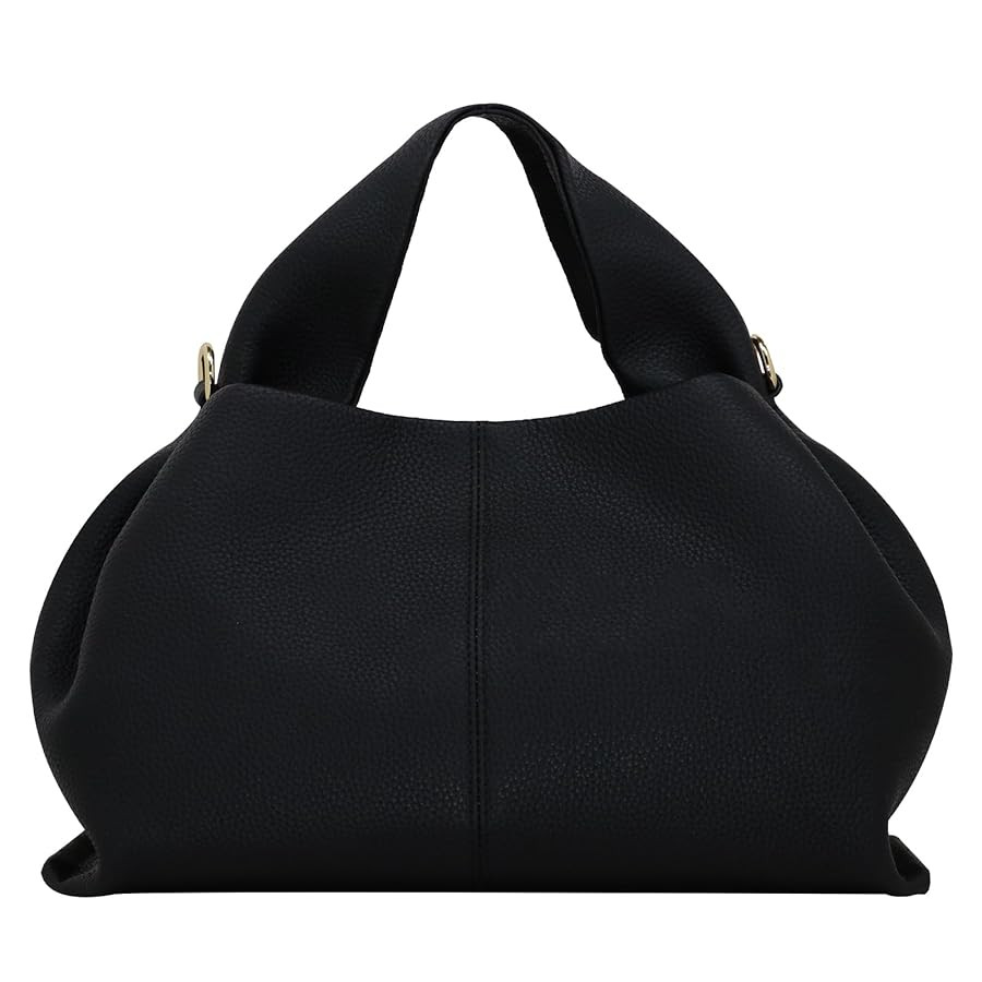 Genuine Leather Retro Shoulder Crossbody Bag for Women, Chic Dumpling Bag and Cute Cloud Handbag ... | Amazon (US)