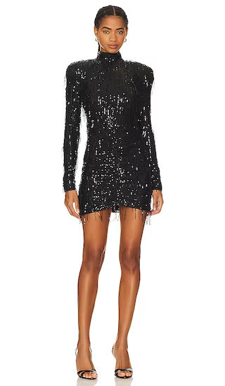 Sequin Mini Dress | Black Holiday Dresss | Black Holiday Party Dress | Black Party Outfit Inspo | Revolve Clothing (Global)