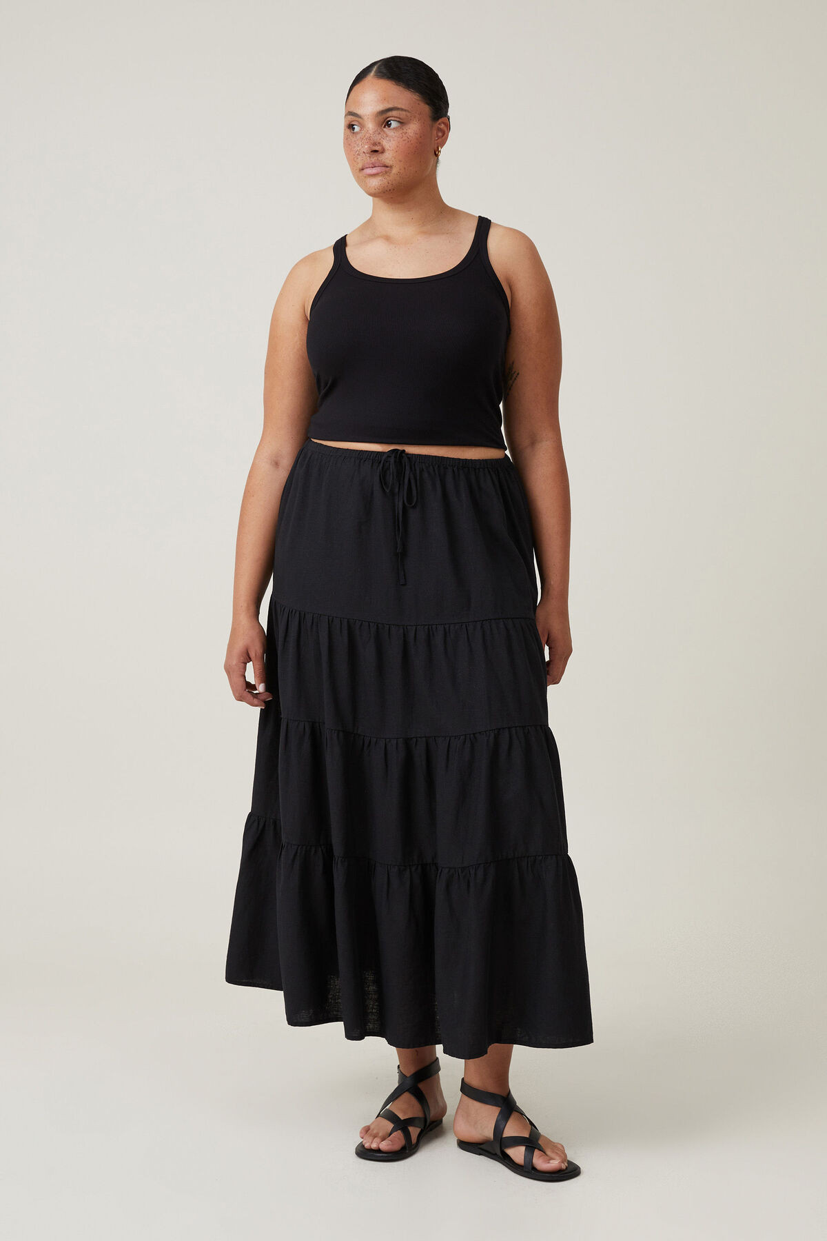 Haven Tiered Maxi Skirt | Cotton On (US)