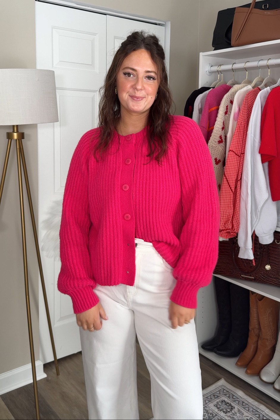 wearing a medium in sweater + pants! 