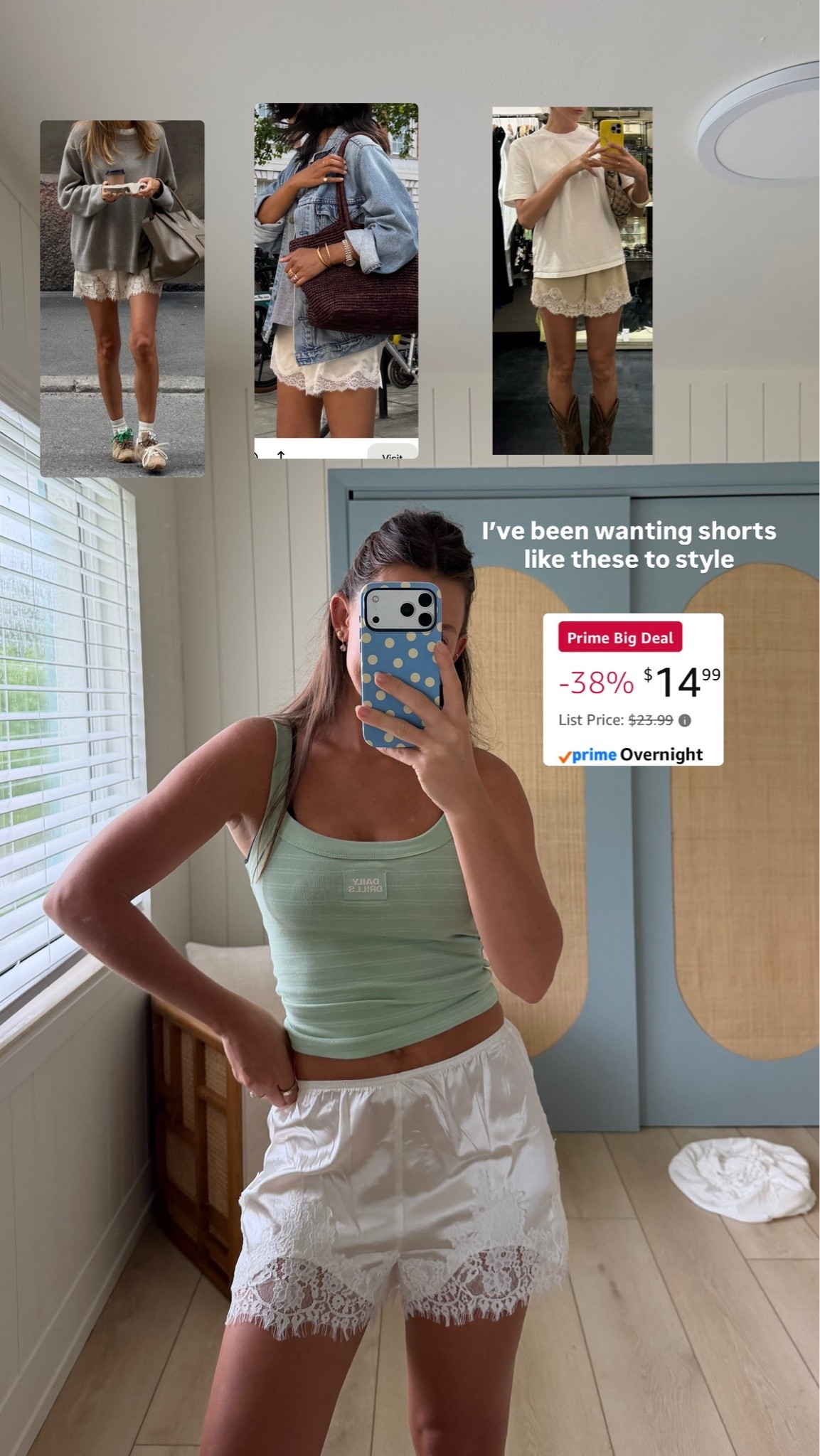 can’t wait to style these shorts for fall! on sale right now for prime day