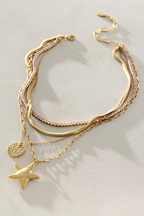 Siesta Gold-Plated Layer Necklace | Free People (Global - UK&FR Excluded)