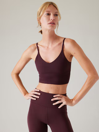 Elation V-Neck Longline Bra A-C | Athleta