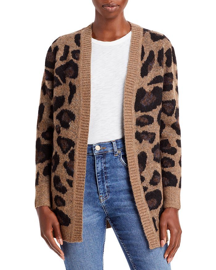 AQUA
            
    
                    
                        Animal Print Open Cardigan - ... | Bloomingdale's (US)