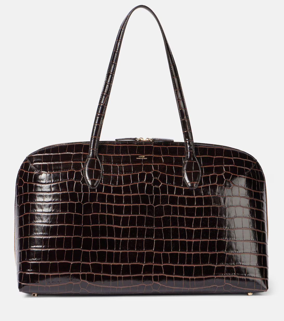 Croc-effect leather tote bag | Mytheresa (INTL)