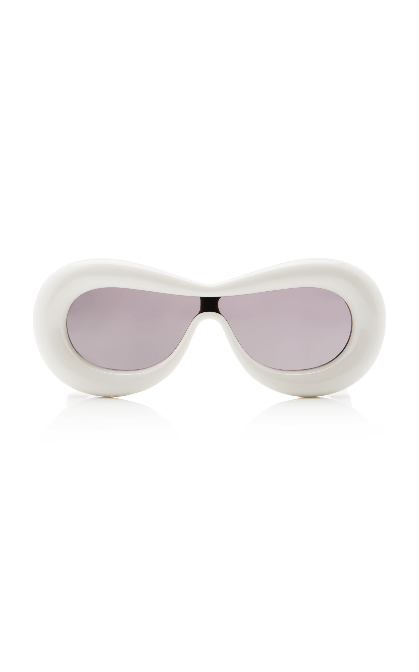 Loewe - Women's Oversized Mask Sunglasses - Grey - OS - Moda Operandi | Moda Operandi (Global)