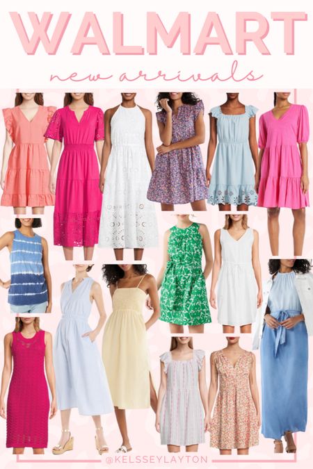Walmart new arrivals for summer! #walmartpartner Walmart dress, Walmart outfit, Walmart fashion, time and tru, floral dress, eyelet dress, pink dress 
#walmartfashion @walmartfashion 

#LTKSeasonal #LTKFindsUnder50 #LTKStyleTip