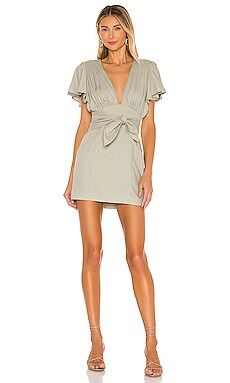 Lovers + Friends Jacintha Mini Dress in Sage Green from Revolve.com | Revolve Clothing (Global)