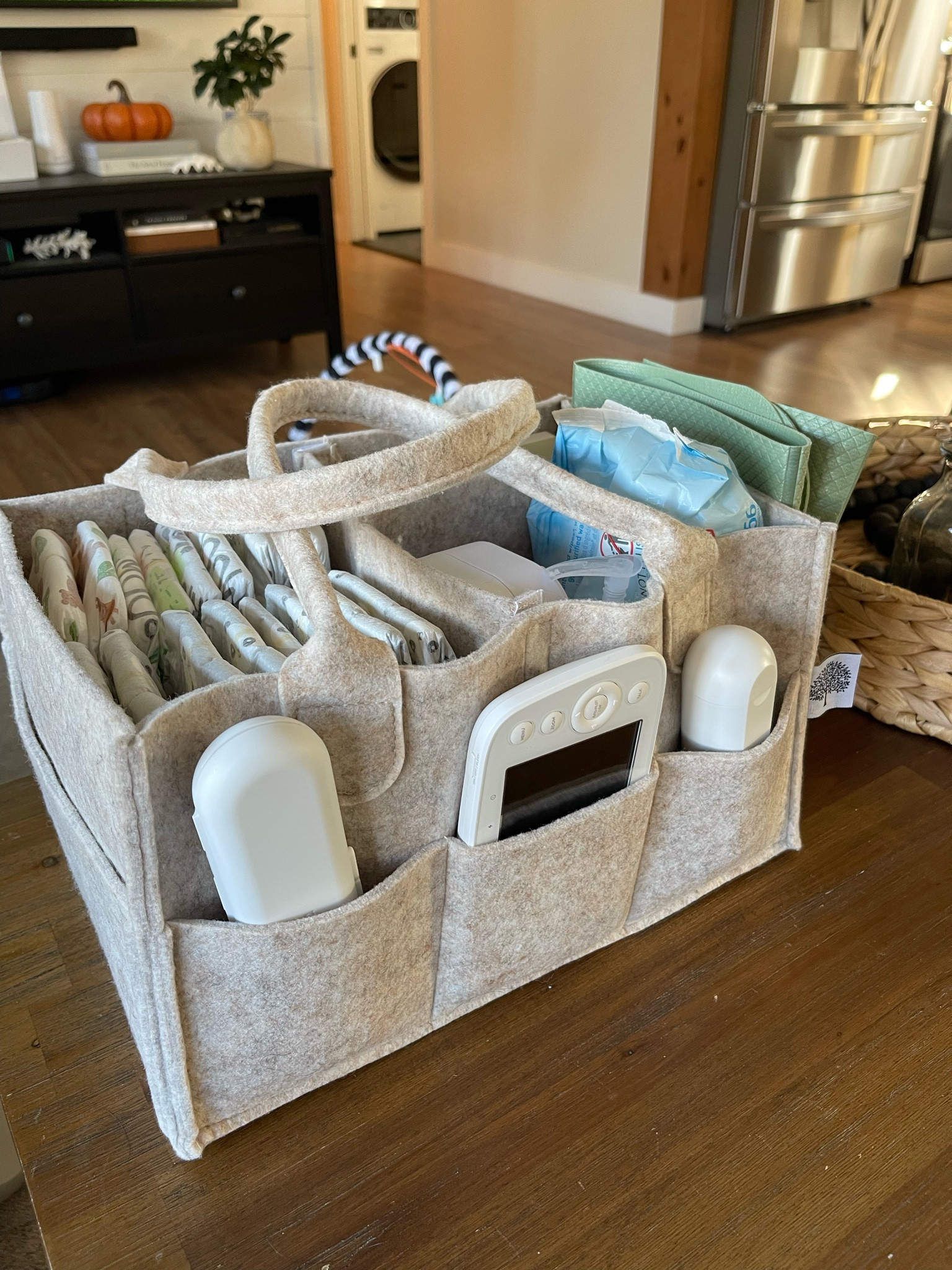 Living room caddy - keeps everything you need right here! 

#LTKBaby #LTKFindsUnder50