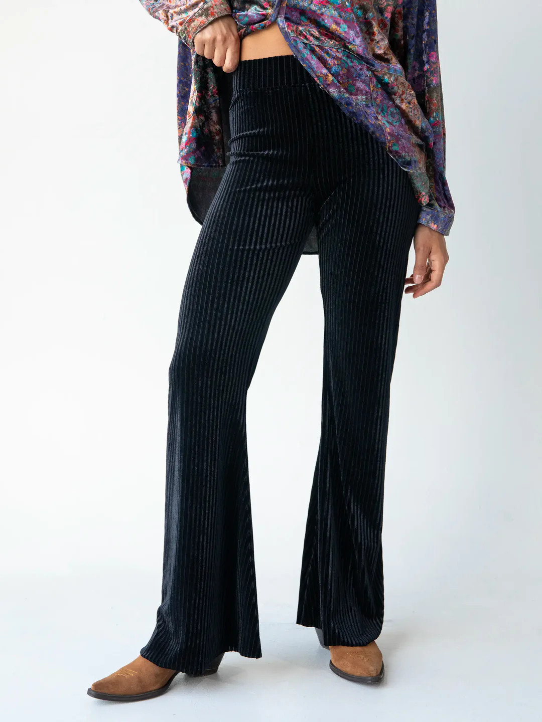 Cali Velvet Flare Pant | Natural Life