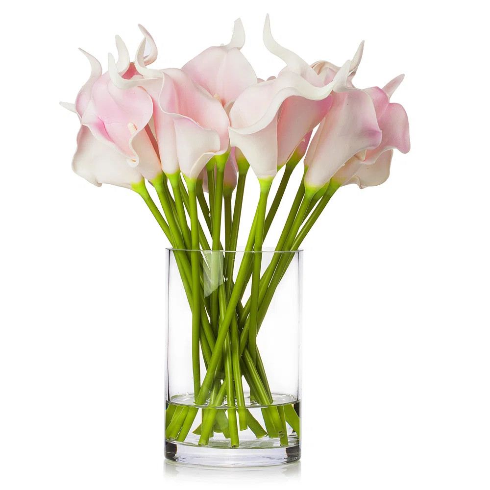 Primrue Lilies Flower Arrangement in Vase & Reviews | Wayfair | Wayfair North America