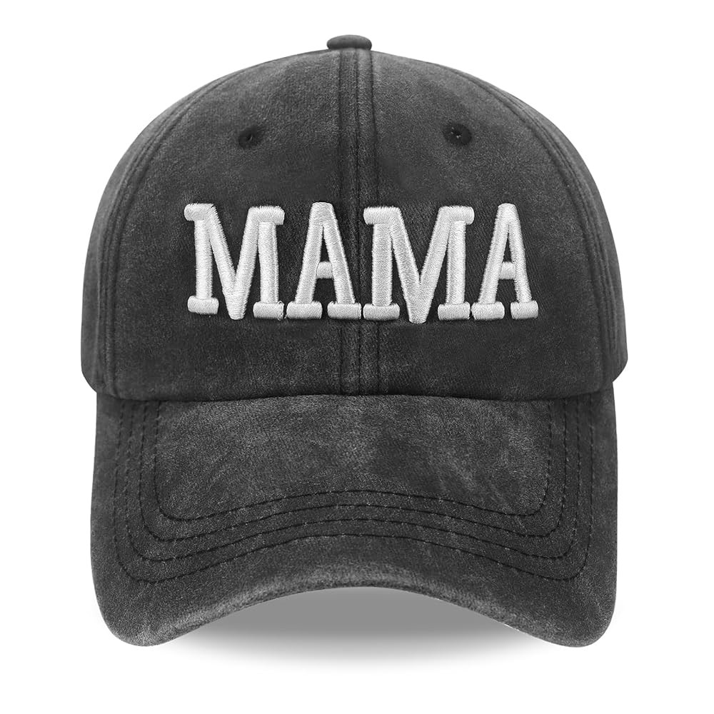 Mama Hat for Women - 100% Cotton Vintage Wash Adjustable Baseball Cap - Perfect Mom Gift for Moth... | Amazon (US)