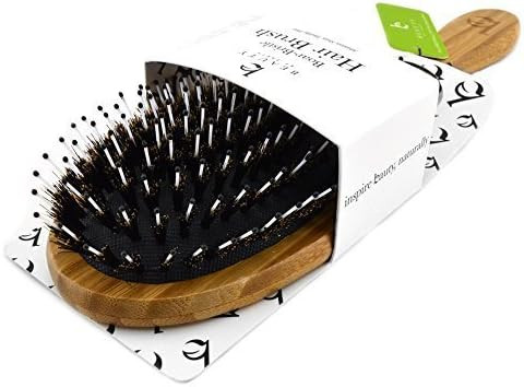 Boar Bristle Hair Brush - Hair Brushes for Women & Mens Hair Brush, Best Detangling Brush, Boar B... | Amazon (US)