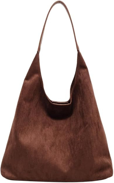Suede Tote Bag, 2024 New Suede Purse Tote Bag for Women, Women Suede Handbag Crossbody Bag Should... | Amazon (US)