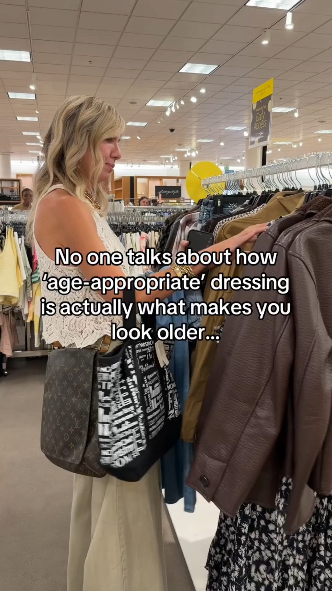 “Age-appropriate” is code for: play it safe, tone it down, blend in, take up less space. 

So women 40+ wear beige, cover up, avoid color, avoid trends, dress conservatively. And somehow that reads as… older. 

The most stylish women we work with? They stopped following age rules and started dressing with confidence. 

They wear color. They try trends (their version of them). They wear what makes them FEEL amazing. And they look current, elevated, and younger than women who are “dressing their age.” 

Real style at any age is about fit, proportion, and wearing what makes YOU feel confident—not following arbitrary rules about what your age “should” look like. 

There’s no expiration date on style. Only rules that hold you back. 

✨ Follow for styling that breaks the rules 
💬 Comment CONFIDENT if you’re ready to stop dressing your age and start dressing like yourself