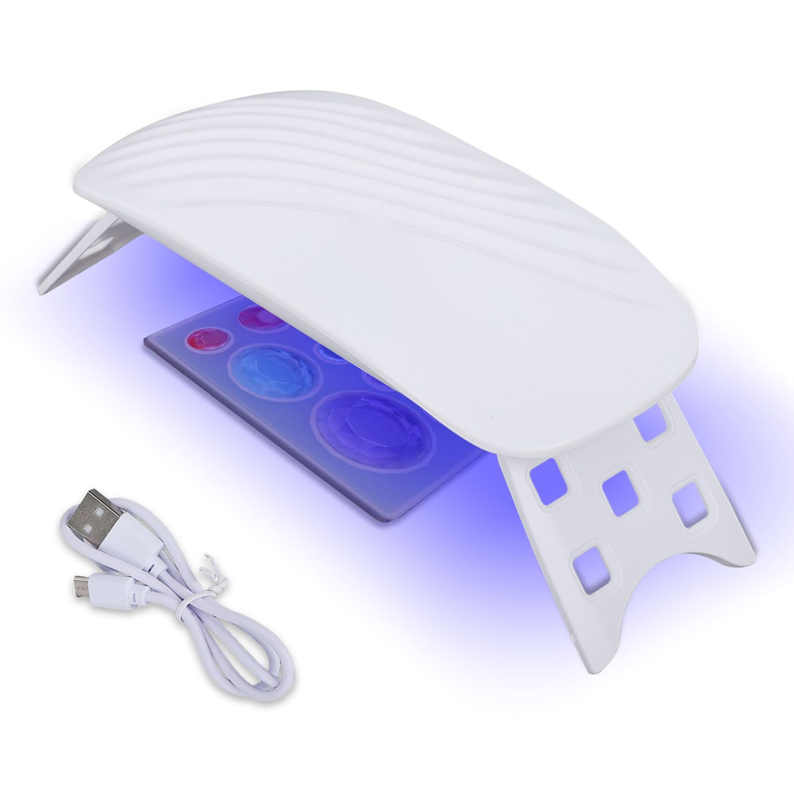 UV Lampe für Harz 36W Mini Tragbare USB mit 12 LEDs Faltbar, Kompatibel mit Epoxidharz und UV Ha... | Amazon (DE)