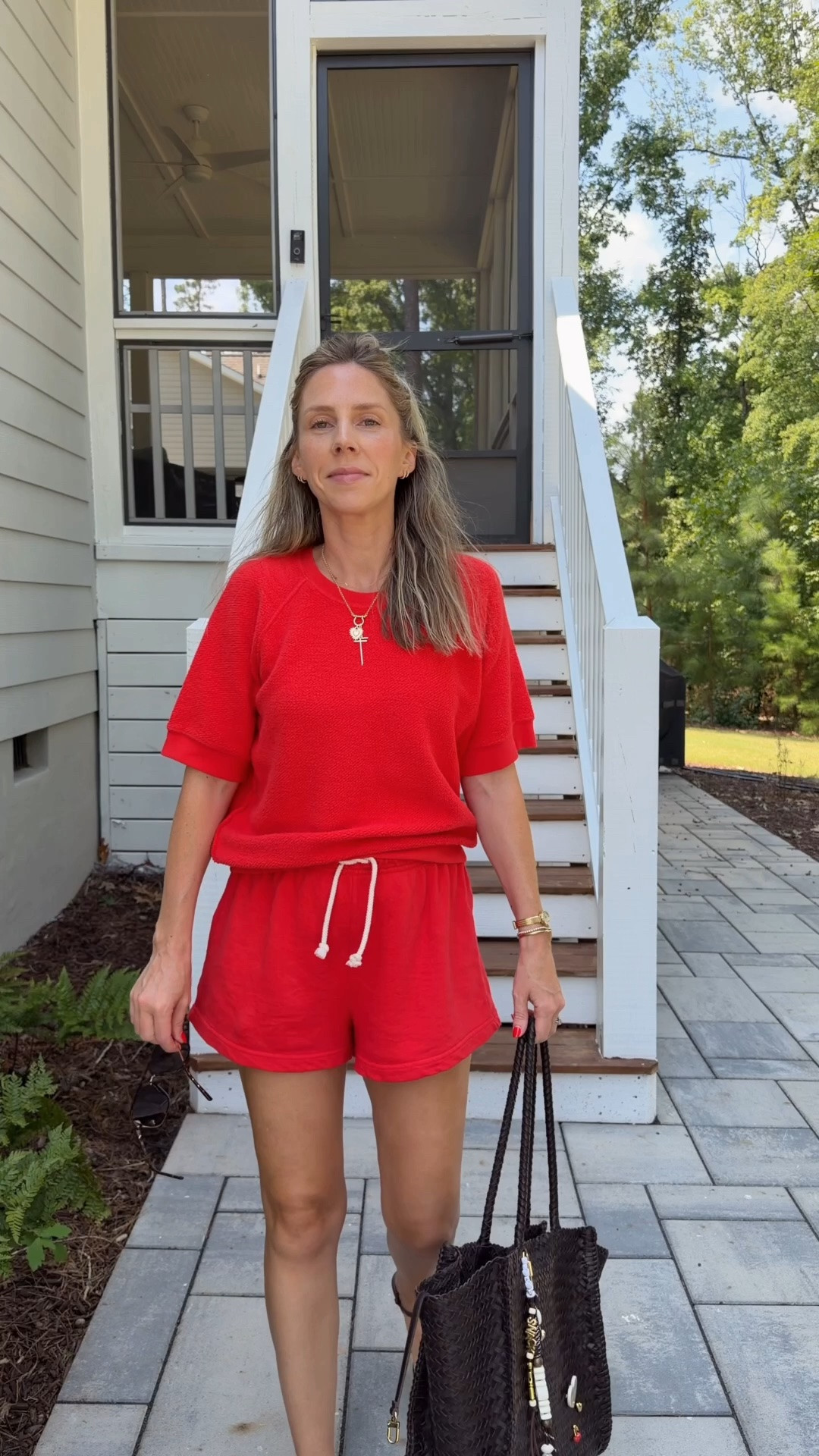 Loooove this set from Perfectwhitetee - I’ve worn a bunch this summer! Sunglasses and sandals are some fav Amazon finds from this year