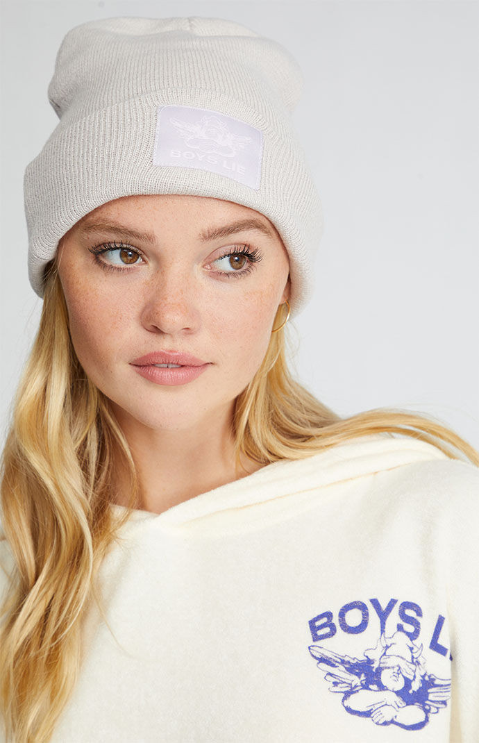 Boys Lie Womens Kelly Beanie - Purple | PacSun