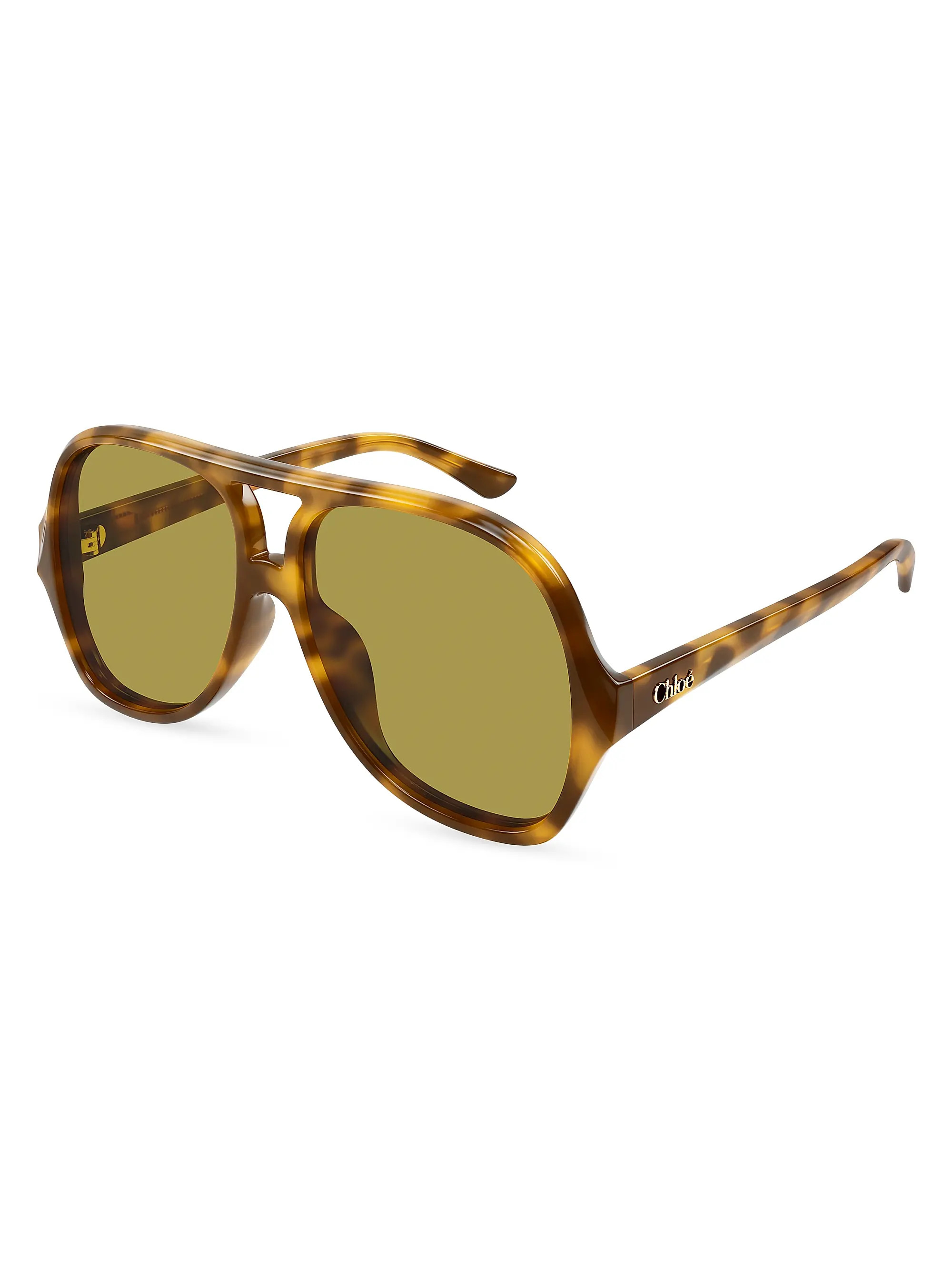 Salomé 58MM Pilot Sunglasses | Saks Fifth Avenue