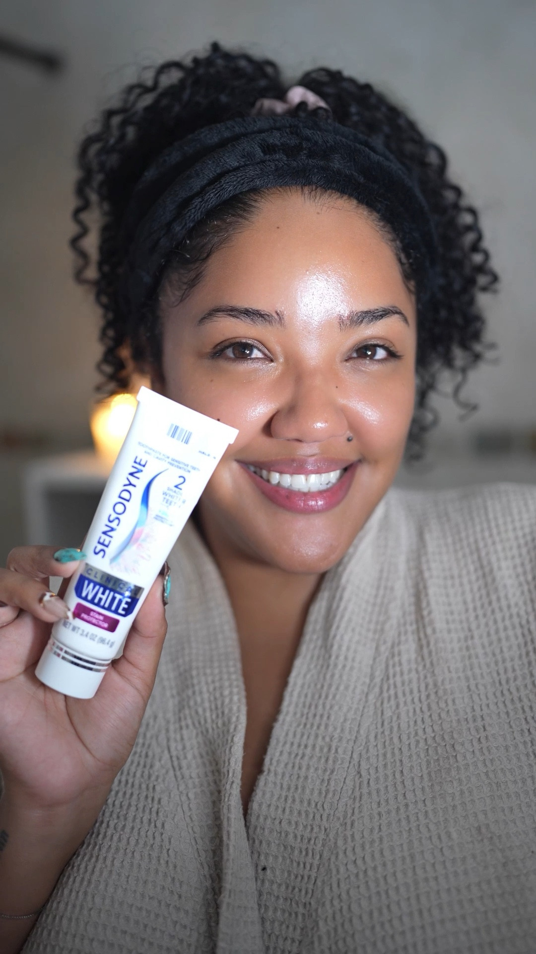  #AD #SensodynePartner I’ve added @sensodyneus Clinical White toothpaste to my nighttime routine! Even with sensitive teeth, I can have whiter teeth. It also keeps stains away, even with my daily coffee! #ad
 
*As shown in an 8-week study, with twice-daily brushing. 
 
You can shop it now on my LTK storefront! 
#teethwhitening #SensodyneClinicalWhite #NoWinceWhitening #TargetPartner #Target


#LTKHome #LTKBeauty #LTKFindsUnder50