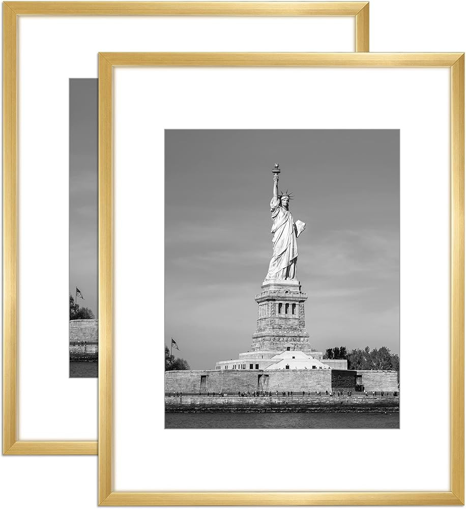 ENJOYBASICS 16x20 Picture Frame， Display Poster 11x14 with Mat or 16 x 20 Without Mat, Wall Gal... | Amazon (US)