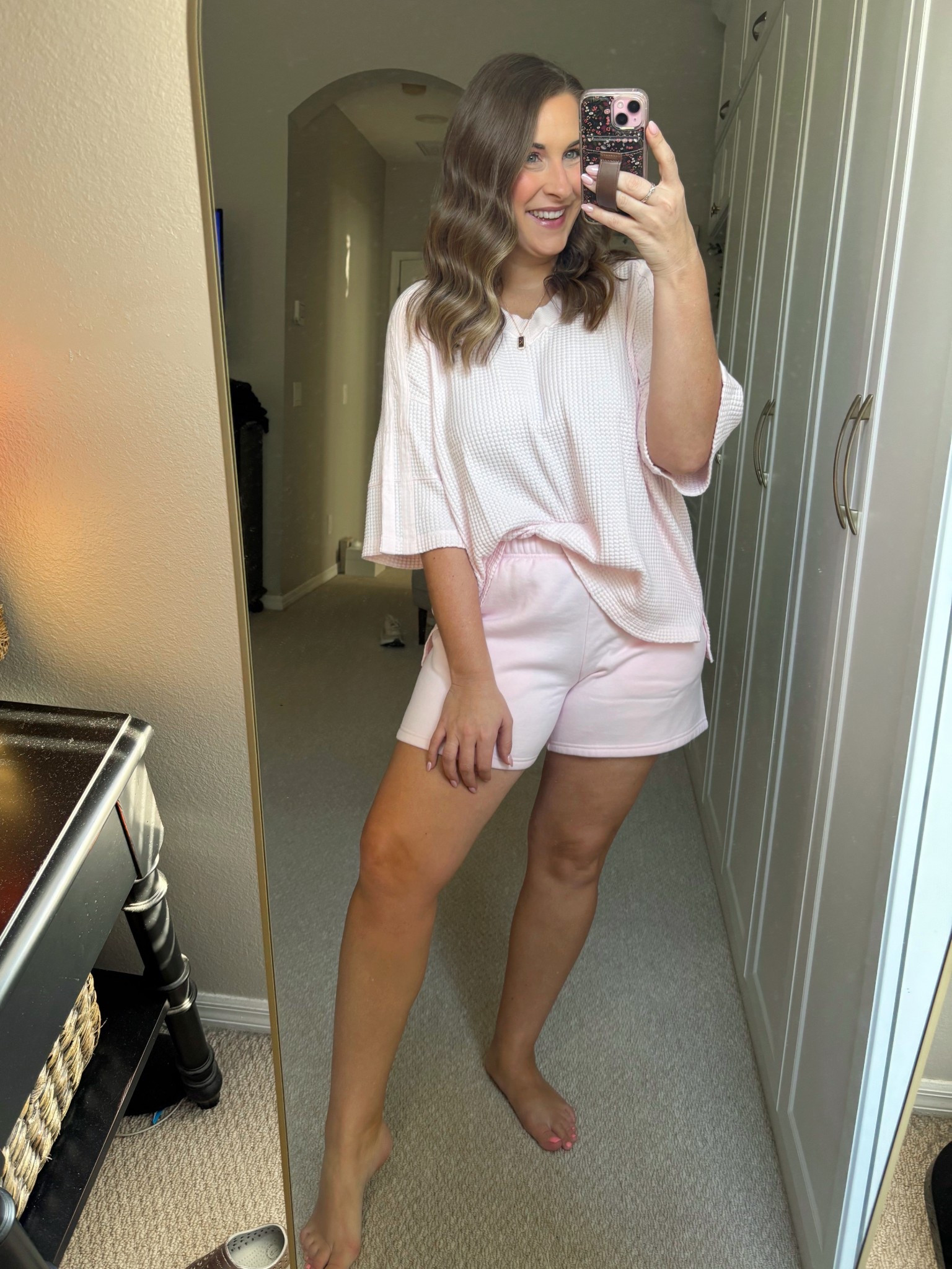 Immediate keep when I opened this! Waffle top & the prettiest pink 🫶🏻🩷 @Aerie 

Tts- medium 

#LTKgrwm #LTKmomlife #LTKselfcare