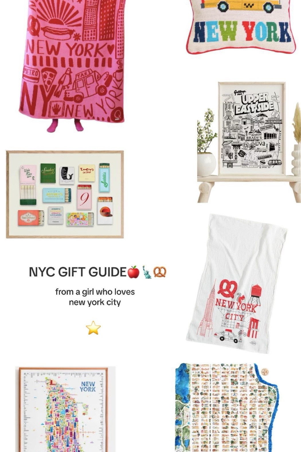 NYC inspired gift guide for anybody who loves or lives in the city

new york city, new york city gifts

#LTKGiftGuide #LTKSeasonal #LTKHoliday