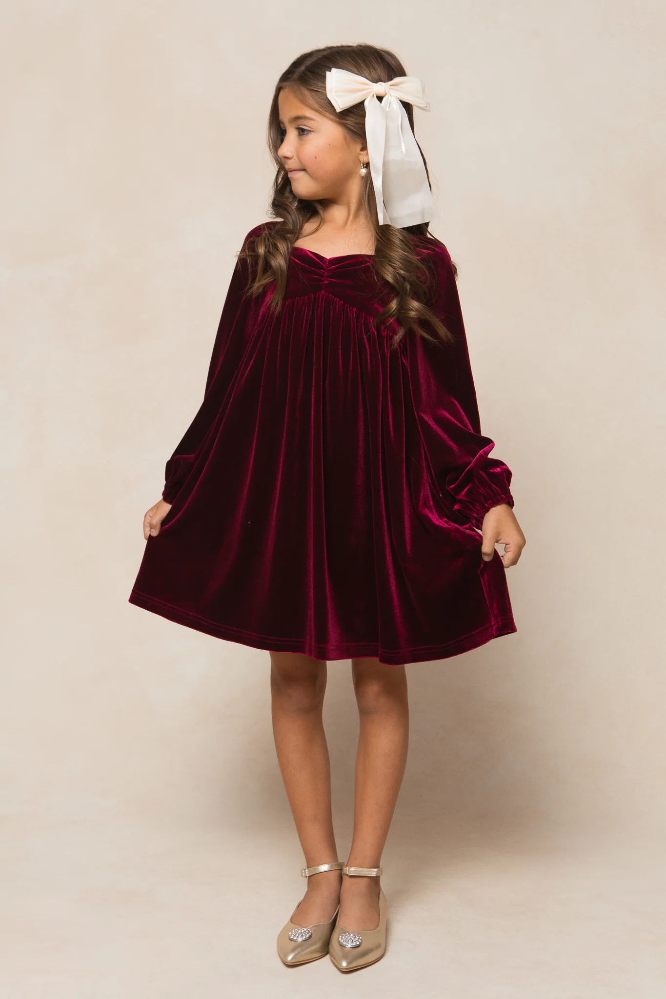 Mini Jewel Dress in Wine | Ivy City Co