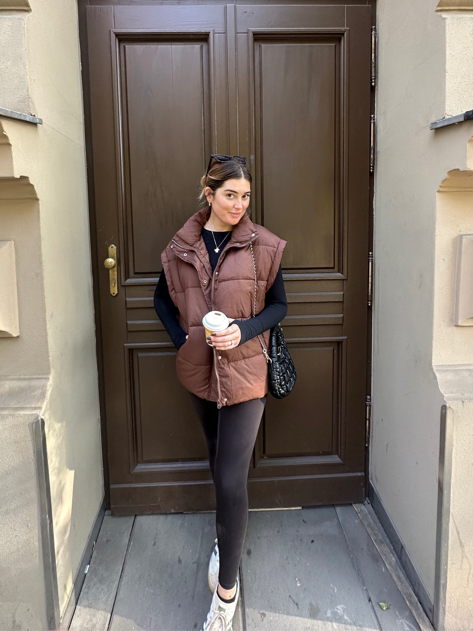 THE PERFECT FALL PUFFER VEST!!! Wearing an XL for the oversized vibe // fall fashion brown trendy puffer vest jacket 

#LTKSeasonal #LTKFindsUnder50 #LTKStyleTip