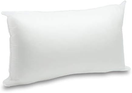 Foamily Throw Pillows Insert 12 x 20 Inches - Bed and Couch Decorative Pillow - Made in USA | Amazon (US)