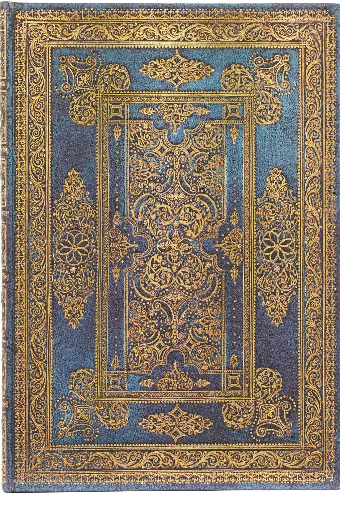 Blue Luxe Midi Lined Hardcover Journal, 144pg, 120GSM by Paperblanks (Luxe Design) | Barnes & Noble