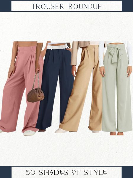 Rounding up my favorite trousers for you that are trending. 

Trouser roundup, viral trousers, amazon trousers, affordable trousers

#LTKfindsunder50 #LTKover40 #LTKstyletip