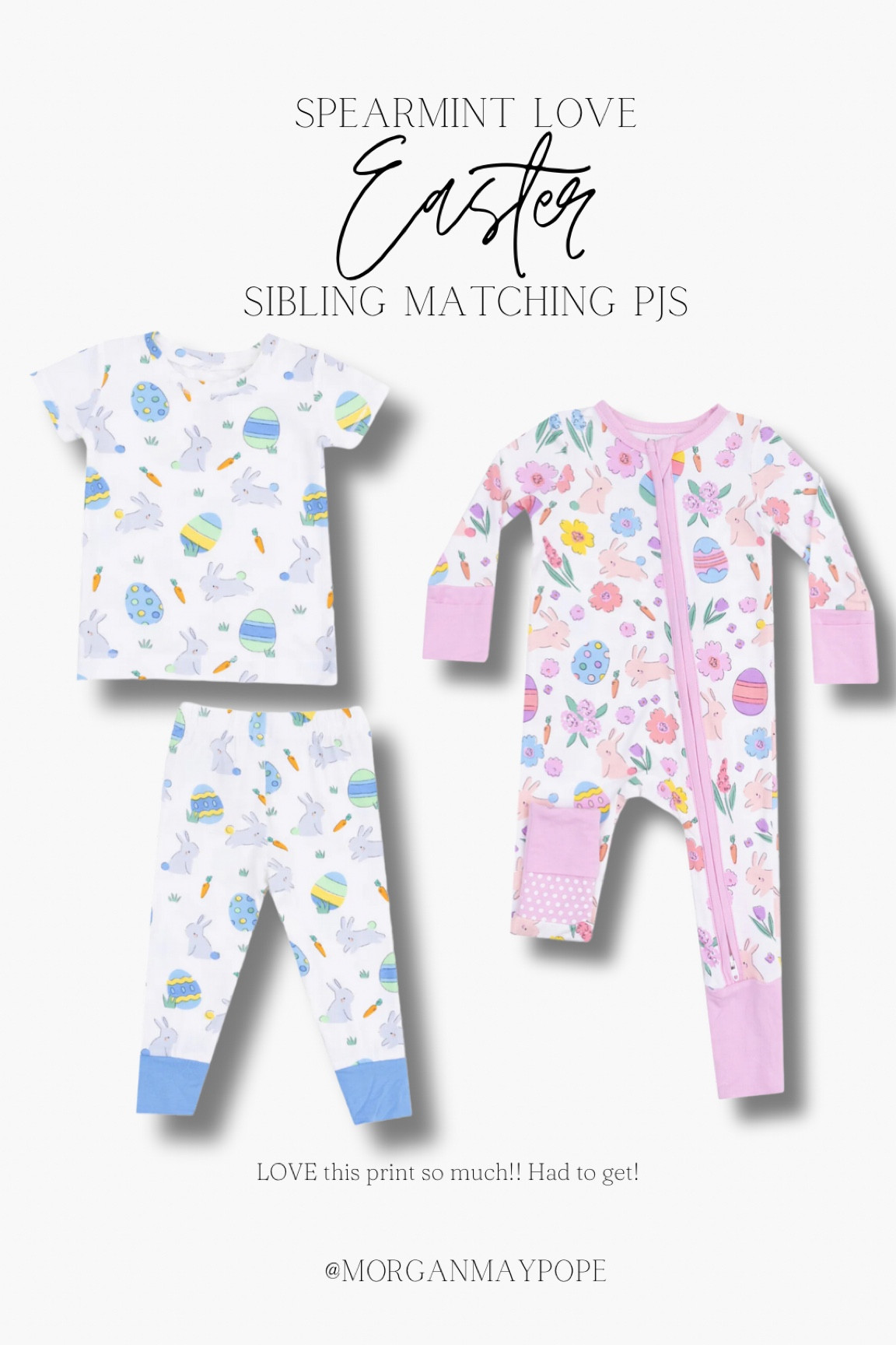 Sibling Easter matching pajamas sooo cute!!!!!! 

#LTKKids #LTKFamily #LTKBaby