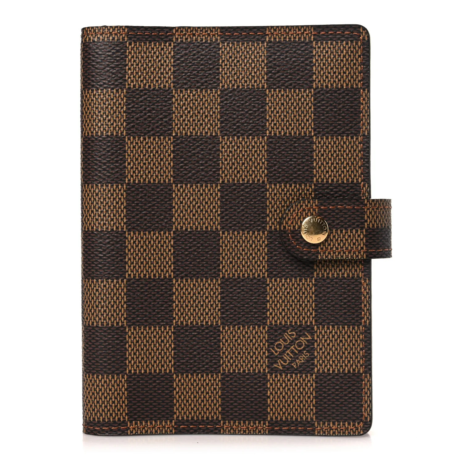 Damier Ebene Small Ring Agenda Cover | FASHIONPHILE (US)